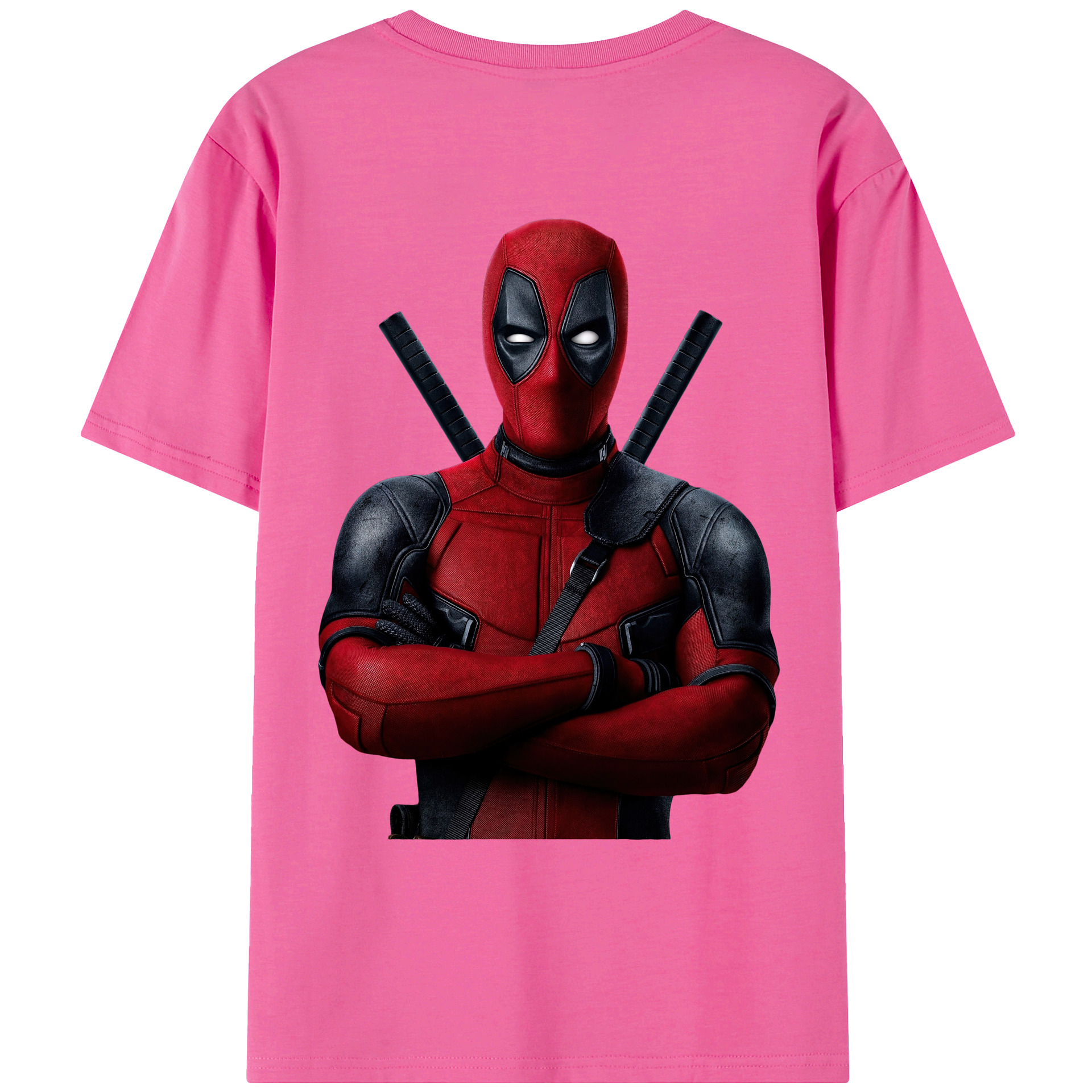 （画像用） Deadpool デッドプール レディース半袖Tシャツ(バックプリント)